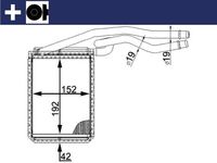 MAHLE AH22000S - Radiador de calefacción - BEHR