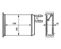 MAHLE AH147000S - Radiador de calefacción - BEHR