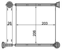 MAHLE AH256000S - Radiador de calefacción - BEHR