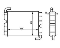 MAHLE AH45000S - Radiador de calefacción - BEHR