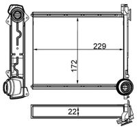 MAHLE AH264000S - Radiador de calefacción - BEHR