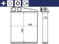 MAHLE AH8000S - Radiador de calefacción - BEHR