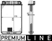 MAHLE AH 77 000P - Radiador de calefacción