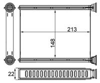 MAHLE AH250000S - Radiador de calefacción - BEHR