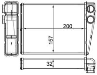 MAHLE AH263000S - Radiador de calefacción - BEHR