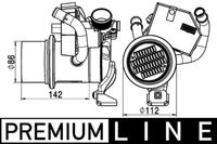 MAHLE CE5000P - Elemento enfriador, reciclaje gases escape - BEHR *** PREMIUM LINE ***