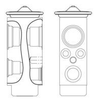 MAHLE AVE9000S - Válvula de expansión, aire acondicionado - BEHR