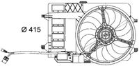 MAHLE CFF29000S - Ventilador, refrigeración del motor - BEHR