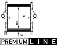 MAHLE CI 118 000P - Radiador de aire de admisión