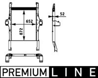 MAHLE CI113000P - Radiador de aire de admisión - BEHR *** PREMIUM LINE ***