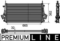 MAHLE CI191000P - Radiador de aire de admisión - BEHR *** PREMIUM LINE ***