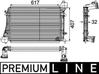 MAHLE CI166000P - Radiador de aire de admisión - BEHR *** PREMIUM LINE ***