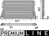 MAHLE CI208000P - Radiador de aire de admisión - BEHR *** PREMIUM LINE ***