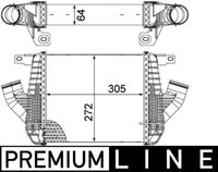 MAHLE CI237000P - Radiador de aire de admisión - BEHR *** PREMIUM LINE ***