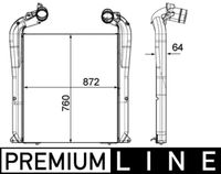 MAHLE CI144000P - Material aletas refrigeradoras: Aluminio<br>Tipo radiador: Aletas refrigeración soldadas<br>Material depósitos de agua (radiador): Plástico<br>Longitud de red [mm]: 665<br>Ancho de red [mm]: 892<br>Profundidad de red [mm]: 64<br>Se requiere adicionalmente artículo Nº: 81.61975-0242<br>Se requiere adicionalmente artículo Nº: 81.61975-0244<br>para OE N°: 81061300216<br>Fabricante: MAHLE<br>long. de embalaje [cm]: 114,2<br>h embalaje [cm]: 21,00<br>Peso neto [g]: 24207<br>Ancho de embalaje [cm]: 96,20<br>