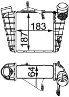 MAHLE CI298000S - Radiador de aire de admisión - BEHR