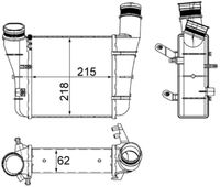 MAHLE CI336000S - Radiador de aire de admisión - BEHR