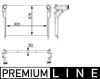 MAHLE CI33000P - Radiador de aire de admisión - BEHR *** PREMIUM LINE ***