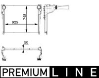 MAHLE CI34000P - Radiador de aire de admisión - BEHR *** PREMIUM LINE ***