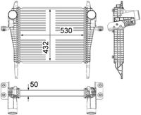 MAHLE CI37000P - Radiador de aire de admisión - BEHR *** PREMIUM LINE ***