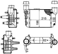 MAHLE CI381000S - Radiador de aire de admisión - BEHR