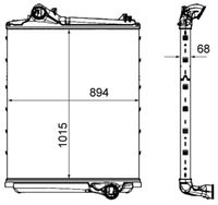 MAHLE CI452000P - Radiador de aire de admisión - BEHR *** PREMIUM LINE ***