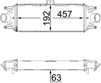 MAHLE CI438000S - Radiador de aire de admisión - BEHR