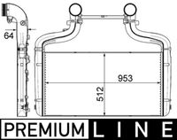 MAHLE CI454000P - Radiador de aire de admisión - BEHR *** PREMIUM LINE ***