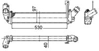 MAHLE CI506000S - Radiador de aire de admisión - BEHR