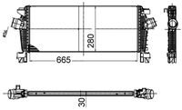 MAHLE CI509000S - Radiador de aire de admisión - BEHR