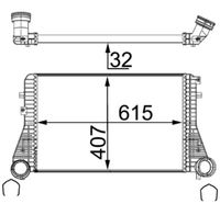 MAHLE CI83000S - Radiador de aire de admisión - BEHR