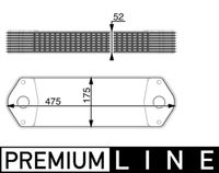 MAHLE CLC11000P - Radiador de aceite, aceite motor - BEHR *** PREMIUM LINE ***