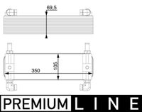 MAHLE CLC15000P - Radiador de aceite, transmisión automática - BEHR *** PREMIUM LINE ***