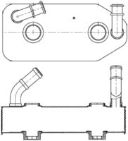 MAHLE CLC178000S - Radiador de aceite, transmisión automática - BEHR