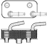 MAHLE CLC180000S - Radiador de aceite, transmisión automática - BEHR