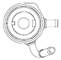 MAHLE CLC195000S - Radiador de aceite, aceite motor - BEHR