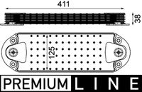 MAHLE CLC216000P - Radiador de aceite, aceite motor - BEHR *** PREMIUM LINE ***