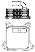 MAHLE CLC2000S - Radiador de aceite, aceite motor - BEHR