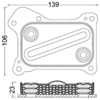 MAHLE CLC190000S - Material: Aluminio<br>