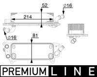 MAHLE CLC77000P - Radiador de aceite, transmisión automática - BEHR *** PREMIUM LINE ***