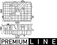 MAHLE CRT234000P - Depósito compensación, refrigerante - BEHR *** PREMIUM LINE ***