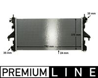 MAHLE CR1068000P - Radiador, refrigeración del motor - BEHR *** PREMIUM LINE ***