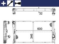 MAHLE CR1083000S - Radiador, refrigeración del motor - BEHR