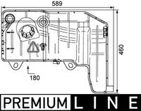 MAHLE CRT55000P - Depósito compensación, refrigerante - BEHR *** PREMIUM LINE ***