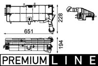 MAHLE CRT49000P - Depósito compensación, refrigerante - BEHR *** PREMIUM LINE ***