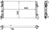 MAHLE CR1096000P - Radiador, refrigeración del motor - BEHR *** PREMIUM LINE ***