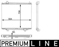 MAHLE CR102000P - Radiador, refrigeración del motor - BEHR *** PREMIUM LINE ***