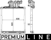 MAHLE CR1040000P - Radiador, refrigeración del motor - BEHR *** PREMIUM LINE ***