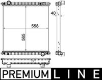 MAHLE CR1046000P - Radiador, refrigeración del motor - BEHR *** PREMIUM LINE ***