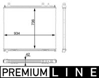 MAHLE CR104000P - Refrigerador baja temperatura, aire de admisión - BEHR *** PREMIUM LINE ***